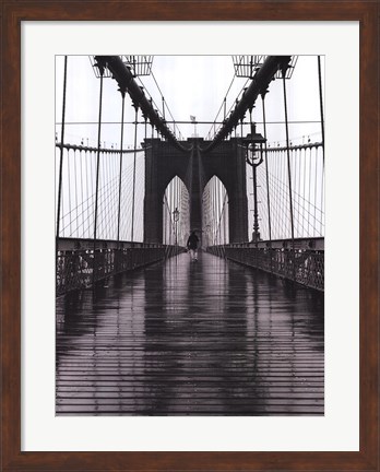 Framed Brooklyn Bridge Print