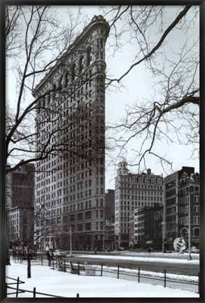 Framed Flat Iron Building Print