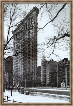 Framed Flat Iron Building Print