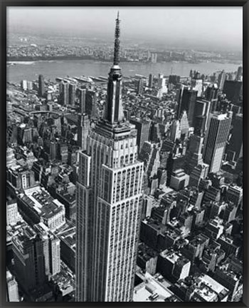 Framed Empire State Building Print