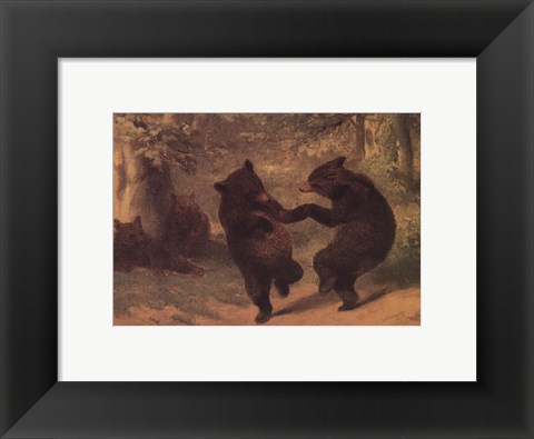 Framed Dancing Bears Print