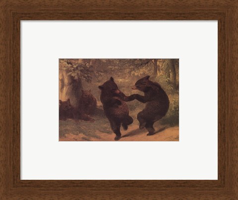 Framed Dancing Bears Print