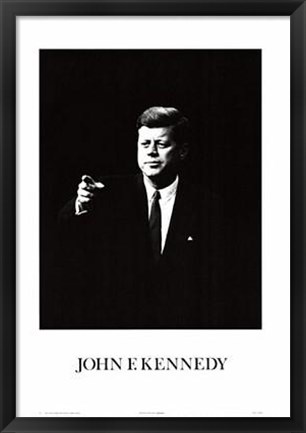 Framed John F. Kennedy Print