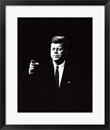 Framed John F. Kennedy Print