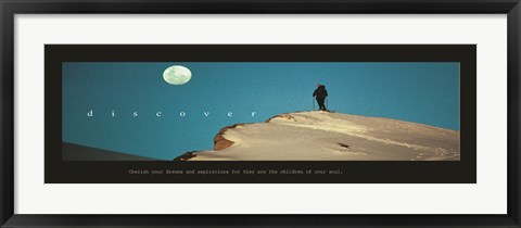 Framed Discover-Moon Print