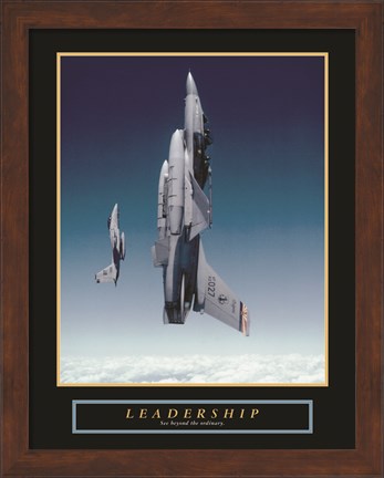 Framed Leadership - Planes Print