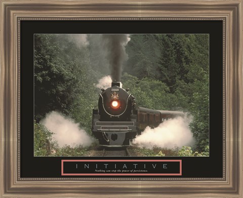 Framed Initiative - Train Print