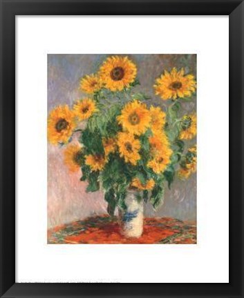 Framed Sunflowers Print