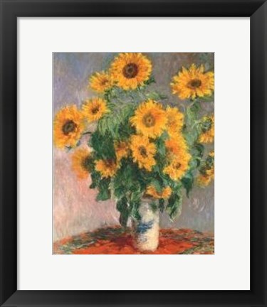 Framed Sunflowers Print