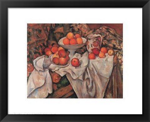 Framed Apples And Oranges Print