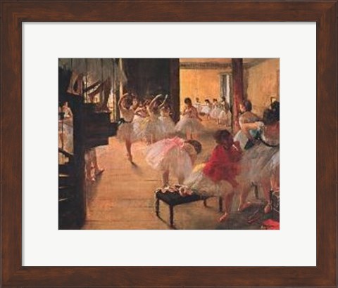 Framed Ballet School Print