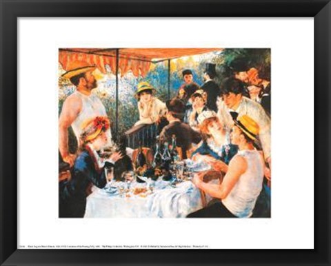 Framed Luncheon Of The Boating Party, 1881 Print