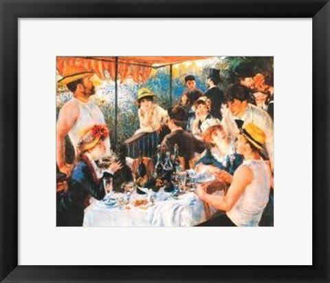 Framed Luncheon Of The Boating Party, 1881 Print