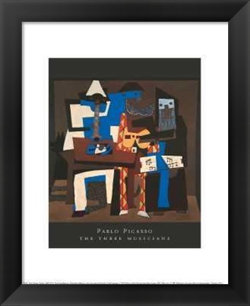 Framed Three Musicians Print