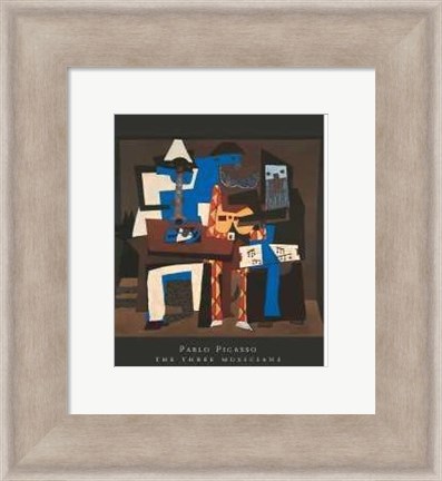 Framed Three Musicians Print