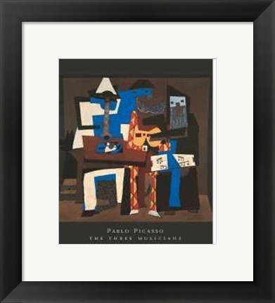 Framed Three Musicians Print