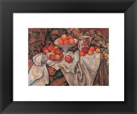 Framed Apples And Oranges Print