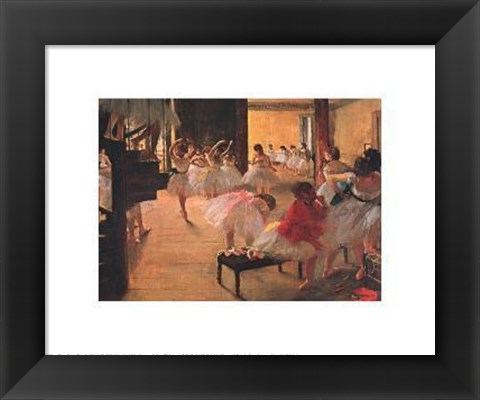 Framed Ballet School Print