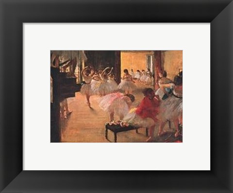 Framed Ballet School Print