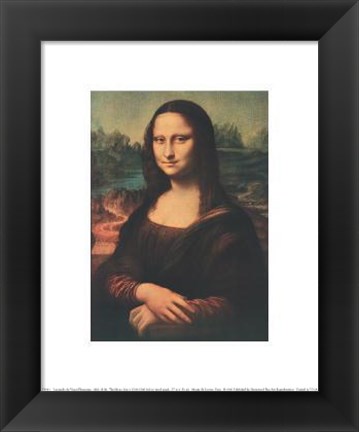 Framed Mona Lisa Print