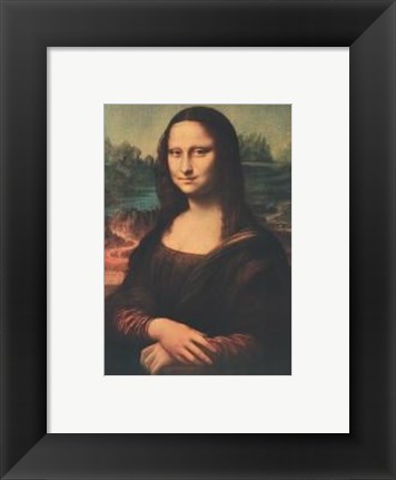 Framed Mona Lisa Print