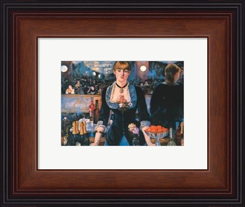 Framed Bar At The Follies Bergere Print