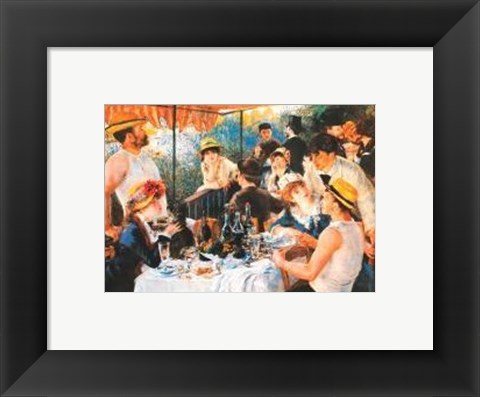 Framed Luncheon Of The Boating Party, 1881 Print