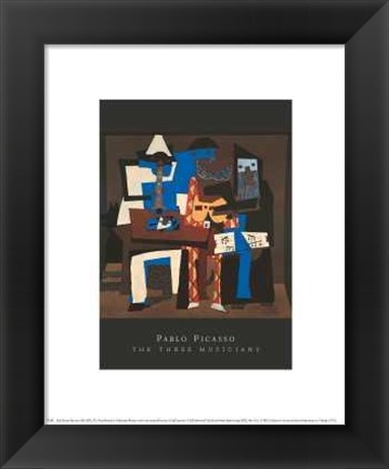 Framed Three Musicians Print