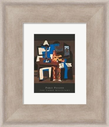 Framed Three Musicians Print