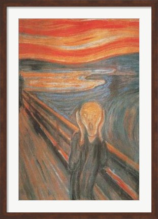 Framed Scream, c.1893 Print