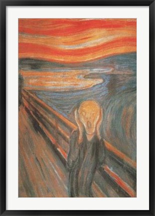 Framed Scream, c.1893 Print