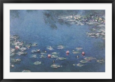 Framed Waterlillies Print