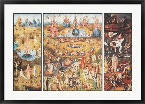 Framed Garden Of Earthly Delights Print