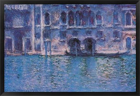 Framed Venice, Palaza Da Mula, 1908 Print