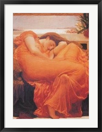 Framed Flaming June, c.1895 Print