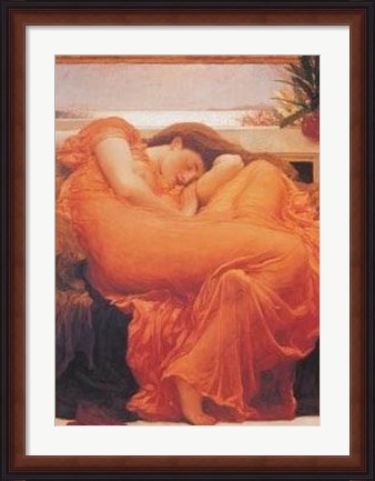 Framed Flaming June, c.1895 Print