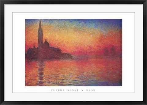 Framed Dusk, Crepusculo Print