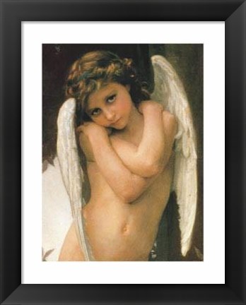 Framed Cupidon, 1891 Print