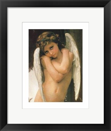 Framed Cupidon, 1891 Print