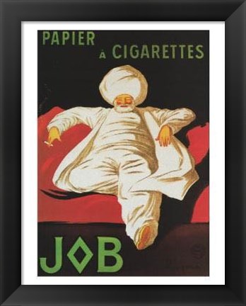 Framed Papier A Cigarettes - Job, 1912 Print