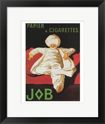 Framed Papier A Cigarettes - Job, 1912 Print