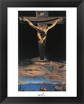 Framed Christ Of St. John Of The Cross Print