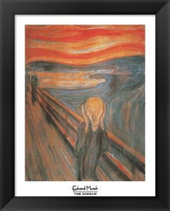 Framed Scream, c.1893 Print