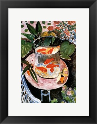 Framed Goldfish Print