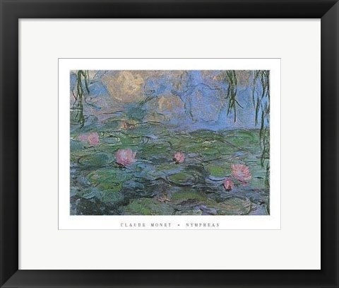 Framed Nympheas Print