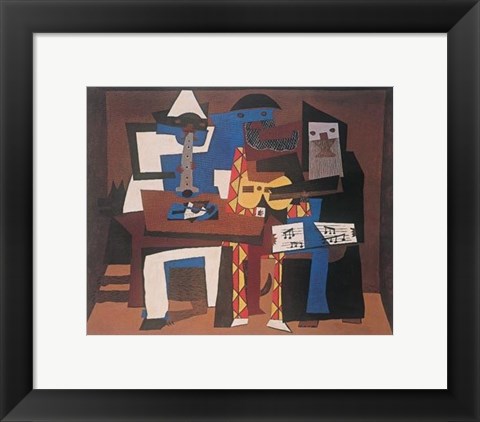 Framed Three Musicians Print