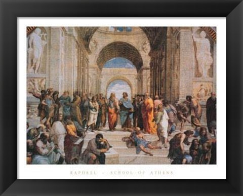 Framed School of Athens Print