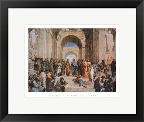 Framed School of Athens Print