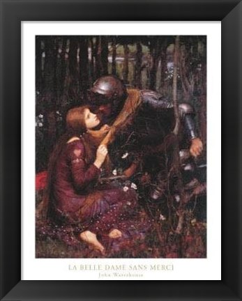 Framed La Belle Dame Sans Merci Print