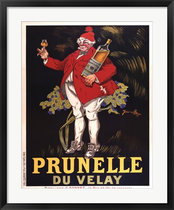 Framed Prunelle Du Velay Print